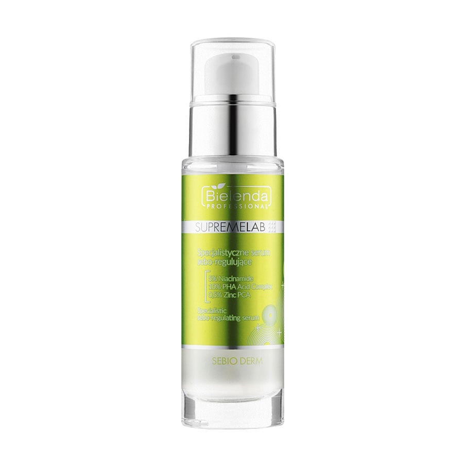 Уцінка! Себорегулювальна сироватка для обличчя Bielenda Professional Supremelab Sebio Derm Specialized Sebo-Regulating Serum, 30 мл